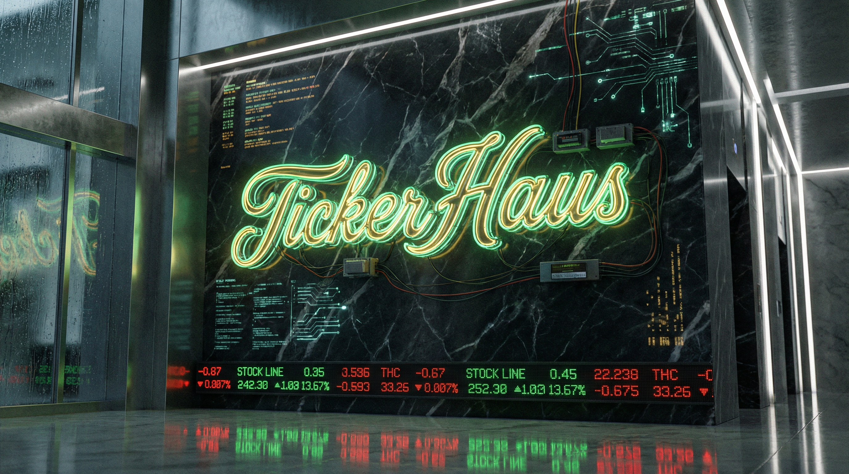 TickerHaus Neon Sign